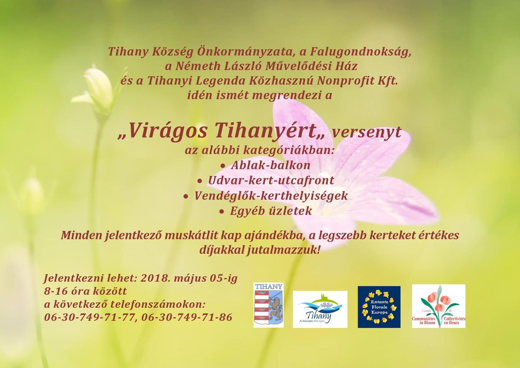 Virágos Tihanyért 