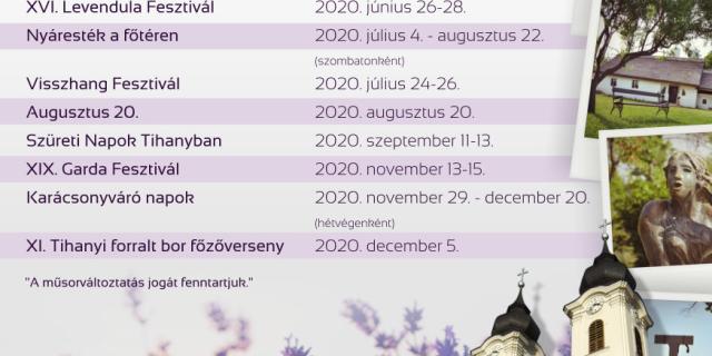 2020. évi programtervezet