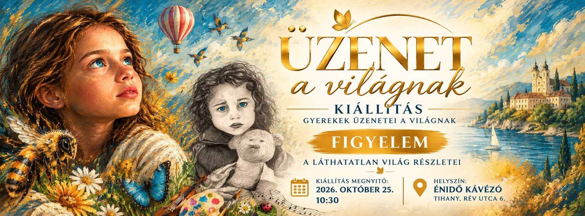 Üzenet a világnak - FIGYELEM I Fiatal alkotók kiállítása Tihanyban